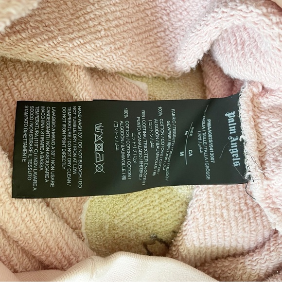NWOT PALM ANGELS SWEATSHIRT size M in Cherry pink - Picture 12 of 16